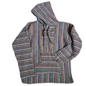 El Paso Saddle Blanket Pullover Jacket Women's Size Medium Aztec Southwestern